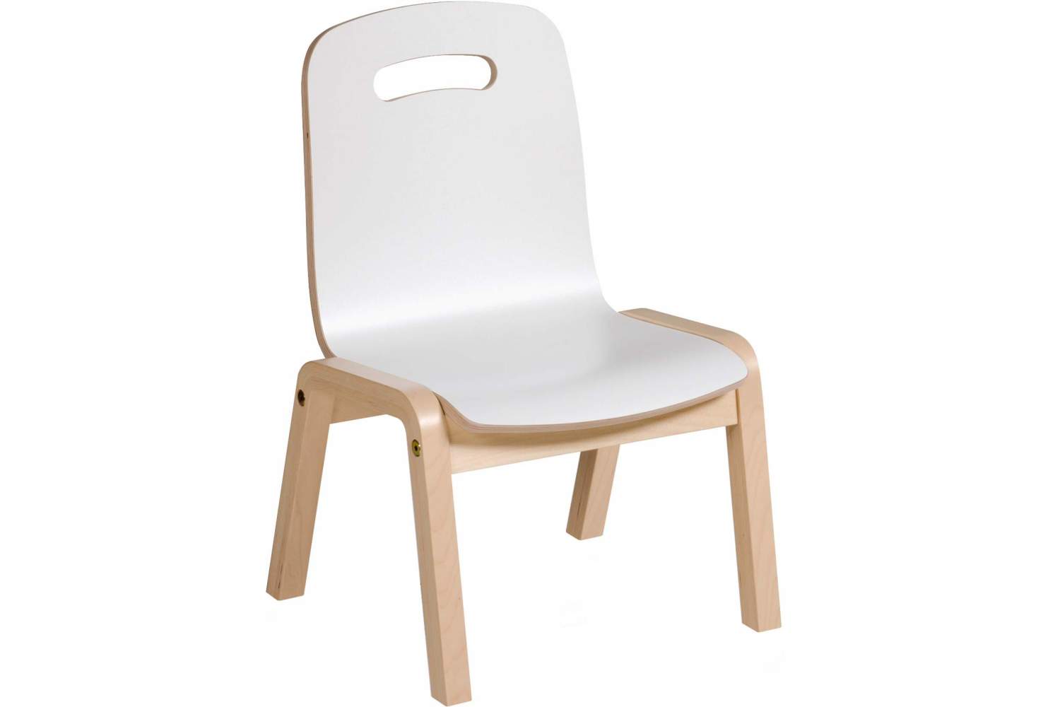  Starship Chair - Scandinavian Birch Ply with White HPL 260H