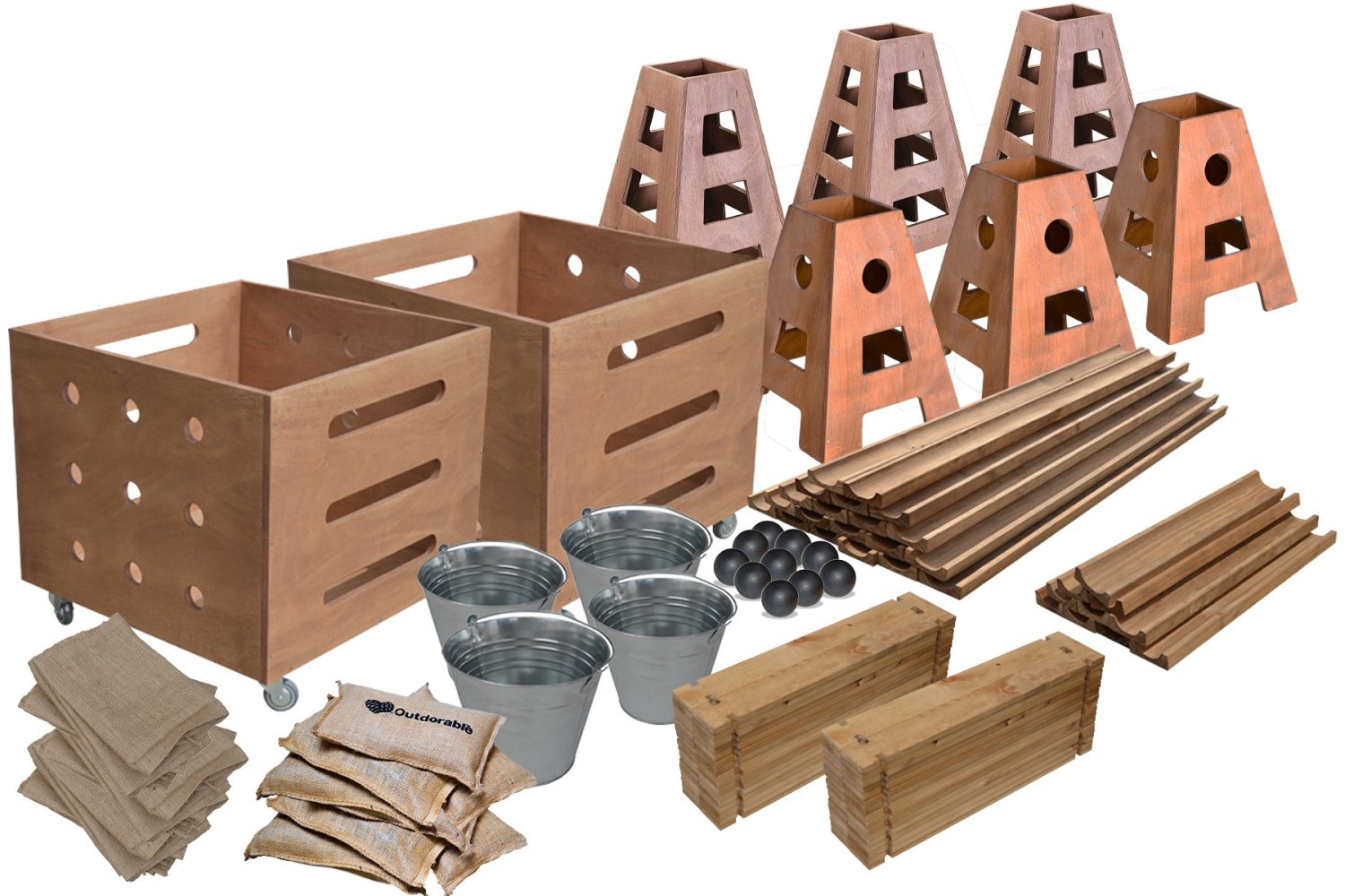 Loose Parts Plat Set Outdoors