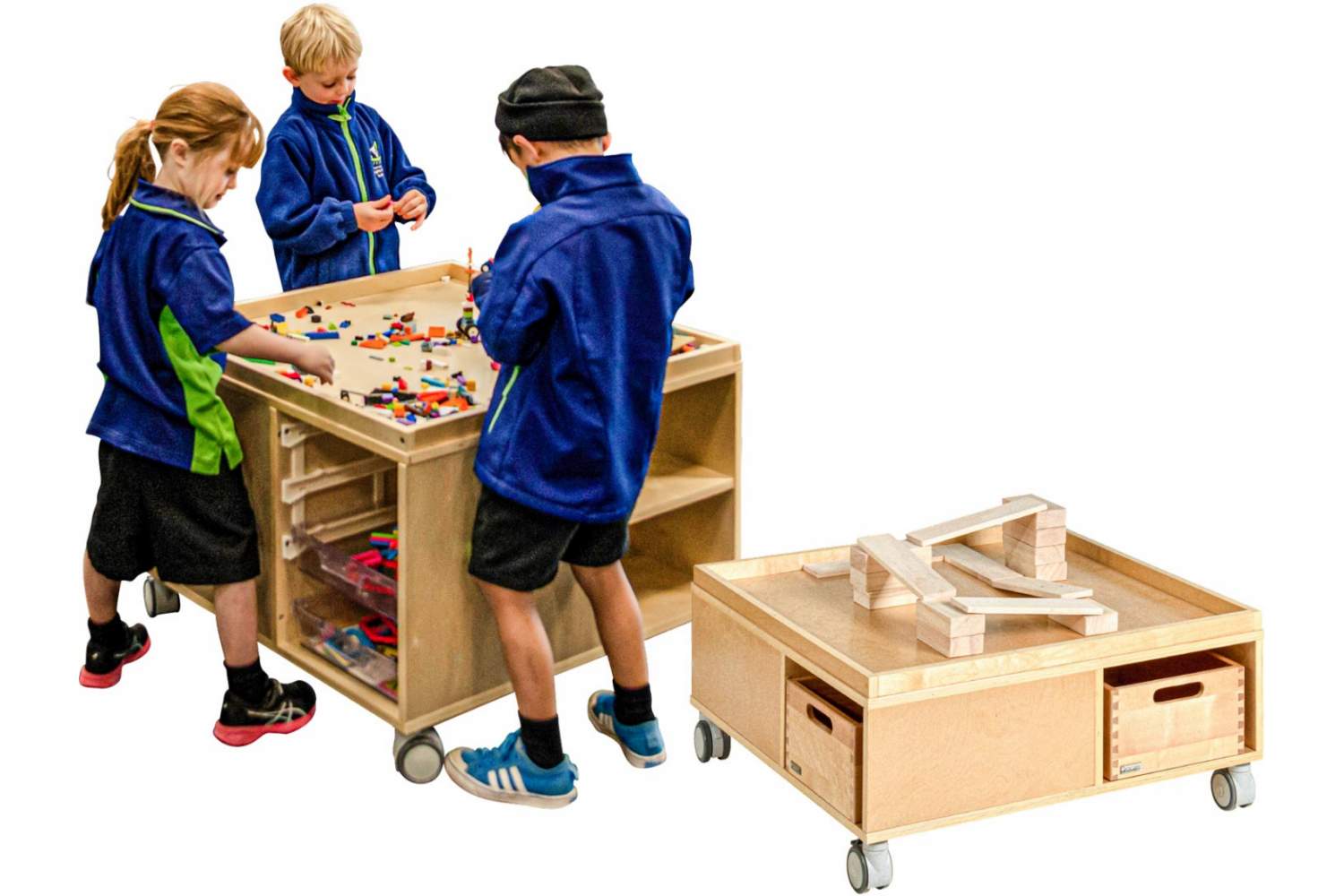 school play construction station