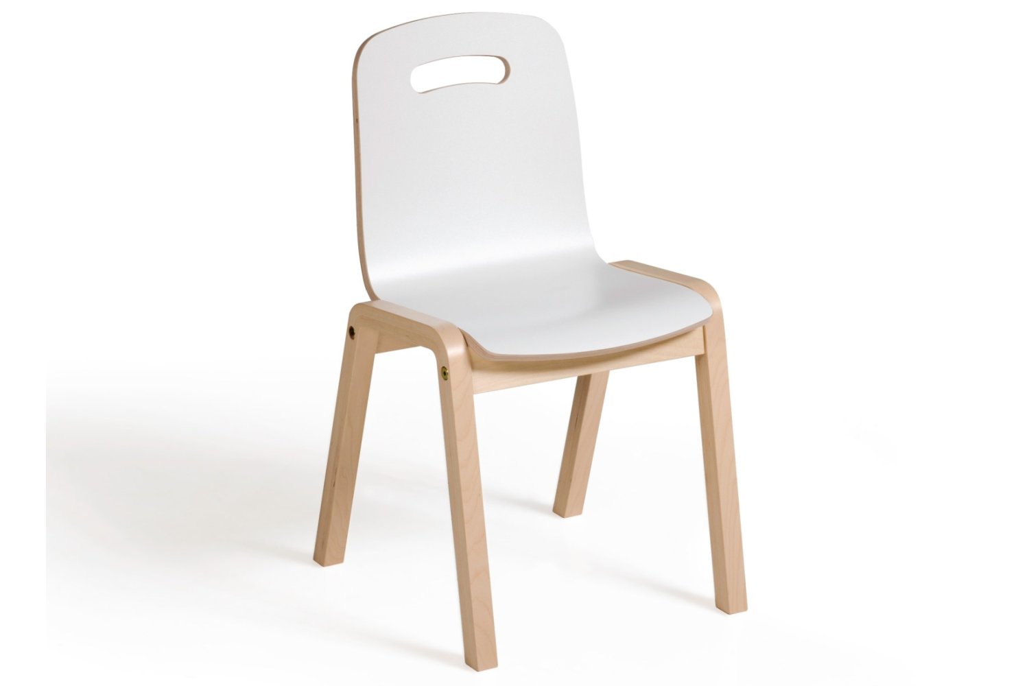  Starship Chair - Scandinavian Birch Ply with White HPL 350H