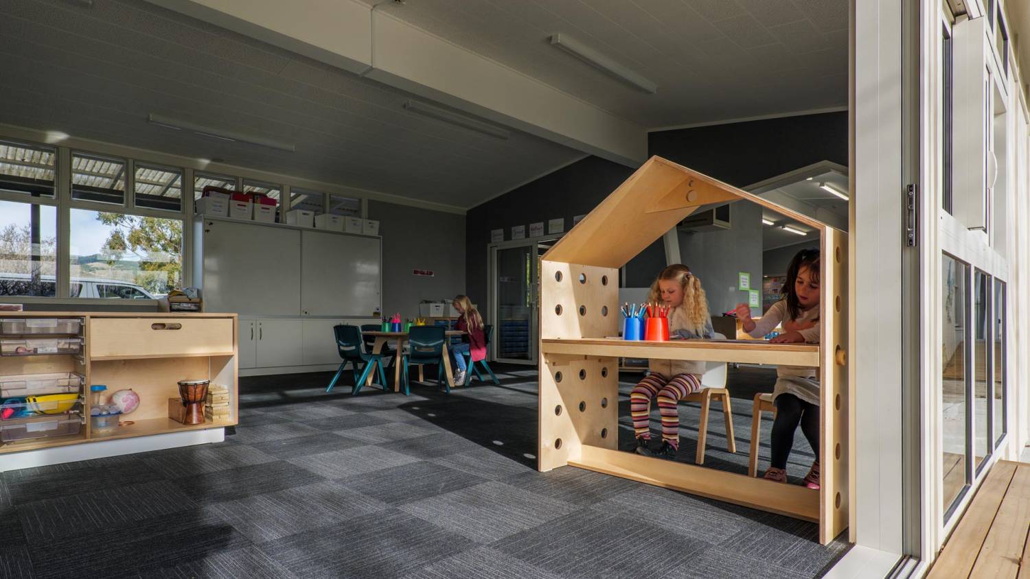 Wooden multi nook for schools