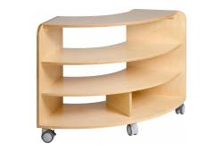 wooden corner storage shelf unit