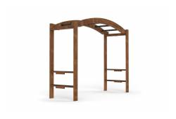 wooden monkey bars 