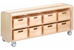 Storage unit for preschools